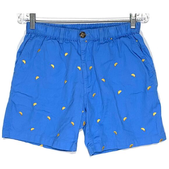 Chubbies 7" Inseam Tacos Elastic Waist Chino Shorts Men M Casual Normcore Summer - Picture 1 of 7